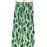 Green SAWYER Printed Silk Wide Leg Pants / ULLA JOHNSON - Size US 2