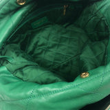 Green Small Chanel 22 Caviar Leather Bag / CHANEL