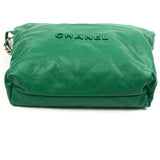 Green Small Chanel 22 Caviar Leather Bag / CHANEL