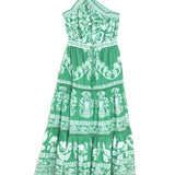 Green Sweet Garden Print Maxi Dress / FARM RIO - Size S