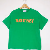 Green TAKE IT EASY Tee / MODETROTTER - Size S