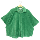 Green Terry Short Sleeves Shirt - One Size