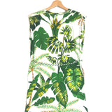 Green Tropical Forest Sleeveless T-shirt Dress / FARM RIO - Size XS