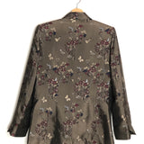 Taupe VISKO JAC BLOSSOM Floral Printed Jacket / ZADIG & VOLTAIRE - Size 40