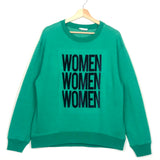 Green WOMEN Graphic Sweatshirt / SANDRO - Size 3