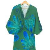 Green/Blue ALCMENE Printed Mini Dress / THEMIS Z - Size S