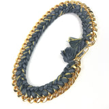 Grey 'Do Brasil' Gold Plated Necklace / AURELIE BIDERMANN