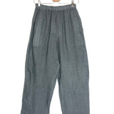 Grey Linen Pants / MARGOT - One Size