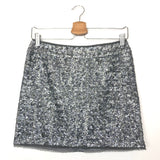 Grey Sequins JASMI Mini Skirt / ZADIG & VOLTAIRE DELUXE - Size 36