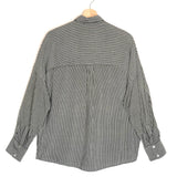 Grey Striped MARKINA Long Sleeve Shirt / IRO - Size 34