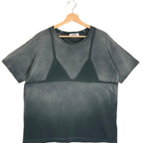 Grey WET BIKINI Cotton Tee Shirt / DAY DREAMER - FREE PEOPLE - Size S