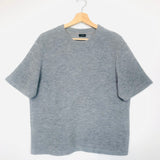 Grey Wool Molleton Terry Tee / JOSEPH - Size M