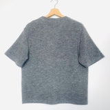 Grey Wool Molleton Terry Tee / JOSEPH - Size M