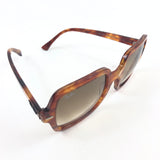 Havana Red Square Oversized Sunglasses / RAY-BAN
