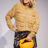 Honey/Yellow MIA Openwork Jumper / ISABEL MARANT - Size 34