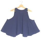 Indigo Cotton Tank Top / WE THE FREE - Size XS