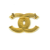 Interlocking CC Black and Golden Mosaic Cobblestone Brooch / CHANEL