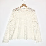Ivory BIRKIN HOPE Lace Long Sleeves Blouse / ROSEANNA - Size 38
