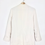 Ivory Collarless Fluid Blazer / THEORY - Size 38
