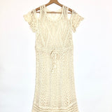 Ivory Crocheted Midi Dress / SEE BY CHLOE - Size L