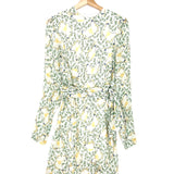 Ivory FARFALLA Floral Print Belted Dress / ROSEANNA - Size 38