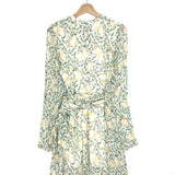 Ivory FARFALLA Floral Print Belted Dress / ROSEANNA - Size 38