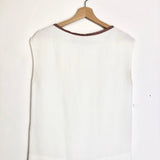 Ivory LYDIA Sleeveless Top / MAJE - Size 1