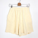 Ivory Terry Cotton Terry Shorts - One Size