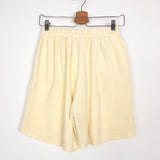 Ivory Terry Cotton Terry Shorts - One Size