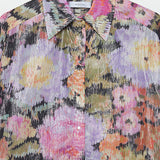 Kaleidoscope Flower Print Buttoned Shirt - model AGAIN POLAROID / ROSEANNA - Size 36