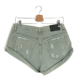 Khaki Bandits Denim Shorts / ONE TEASPOON - Size 28