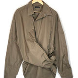 Khaki Destrustured and Asymmetric Shirt / BALENCIAGA - Size 36