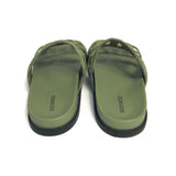 Khaki Green EXTRA Suede Sandals / HERMES - Size 37.5