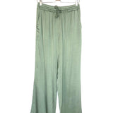 Khaki Green Satinated Pants / ARTY BLUSH - One Size