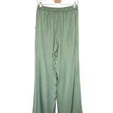 Khaki Green Satinated Pants / ARTY BLUSH - One Size