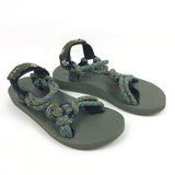 Khaki Green TREKKY Rope Sandals / ARIZONA LOVE - Size 39