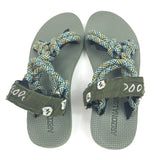 Khaki Green TREKKY Rope Sandals / ARIZONA LOVE - Size 39