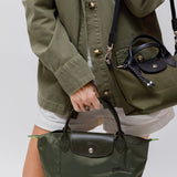 Khaki LE PLIAGE S Hand Bag / LONGCHAMP