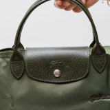 Khaki LE PLIAGE S Hand Bag / LONGCHAMP