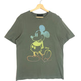 Khaki Mickey Rainbow Vintage T-shirt / JUNK FOOD CLOTHING - Size M