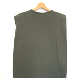 Khaki Padded T-shirt / THE FRANKIE SHOP - Size XS