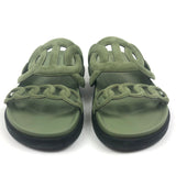 Khaki Suede EXTRA Sandals / HERMES - Size 37.5