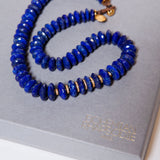 Lapis Lazuli Beaded Necklace / BOHEMIAN RHAPSODIE