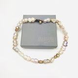 Lavender-pink Freshwater Cultured Pearls ALBERT Necklace / BOHEMIAN RHAPSODIE