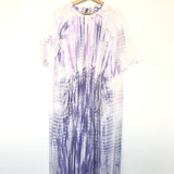 Lavender Tie dyed TATIANA Short Sleeves Dress / RAQUEL ALLEGRA - Size 1