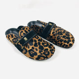 Leopard Leather GEORGETTE Mules / CLARIS VIROT - Size 39