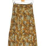 Leopard-print Crepe Midi Skirt / MAJE - Size 36