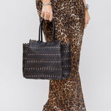 Leopard-print ELLA Silk Maxi Skirt / NILI LOTAN - Size US 4