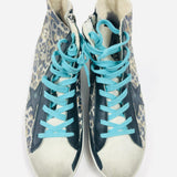 Leopard-print FRANCY Sneakers with Blue Laces / GOLDEN GOOSE - Size 40