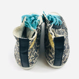 Leopard-print FRANCY Sneakers with Blue Laces / GOLDEN GOOSE - Size 40